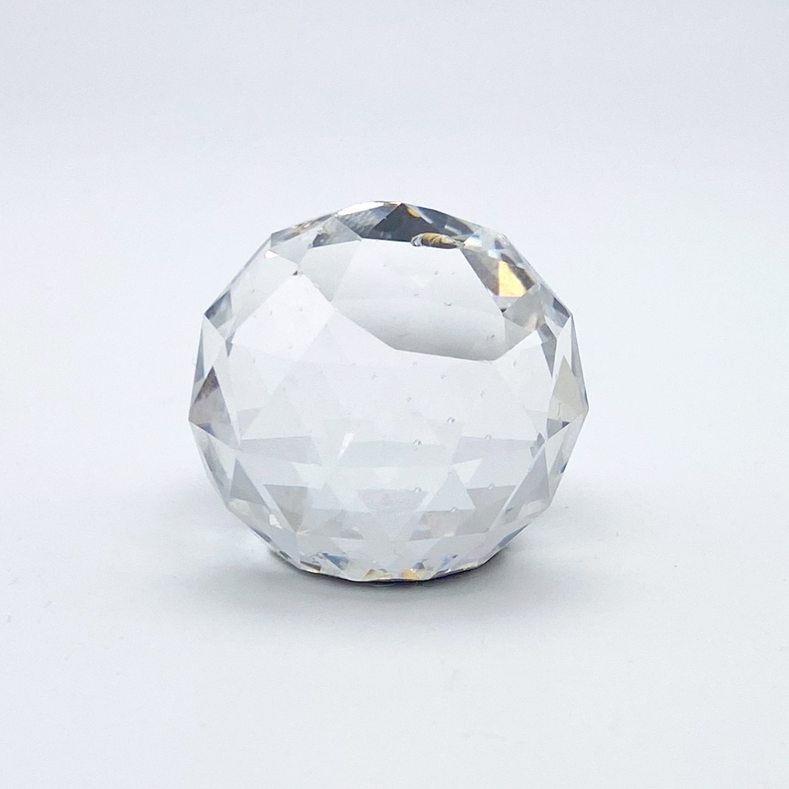 Disney Mickey Mouse Swarovski Crystal Ball Faceted Prism Paperweight
