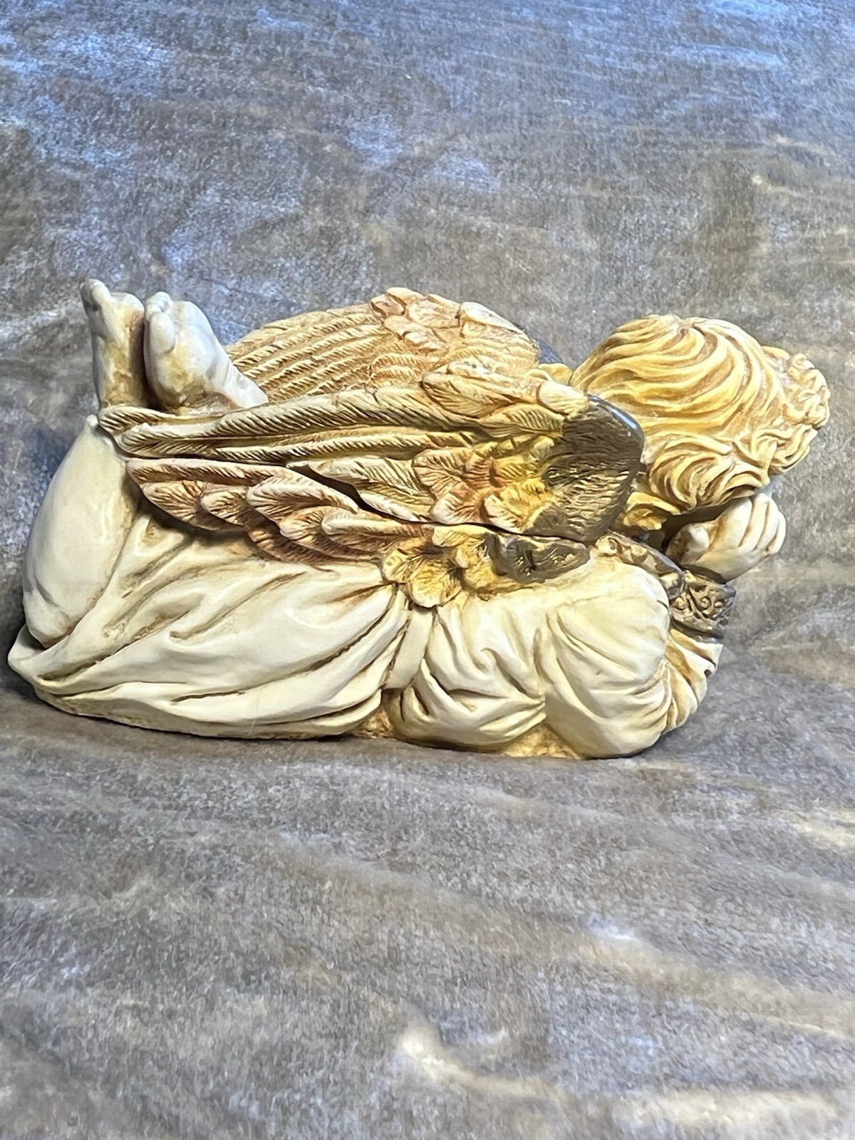 VTG Harmony Kingdom Bon Enfant Trinket Box Figurine Angelique LTD EDITION 1996