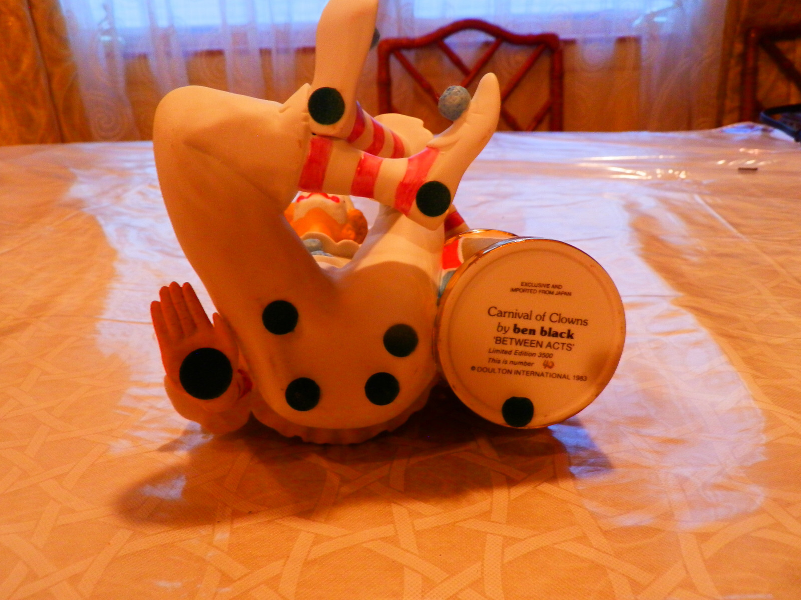 International Carnival Of Clowns “Between Acts” Figure # 40/3500 Ltd Edition