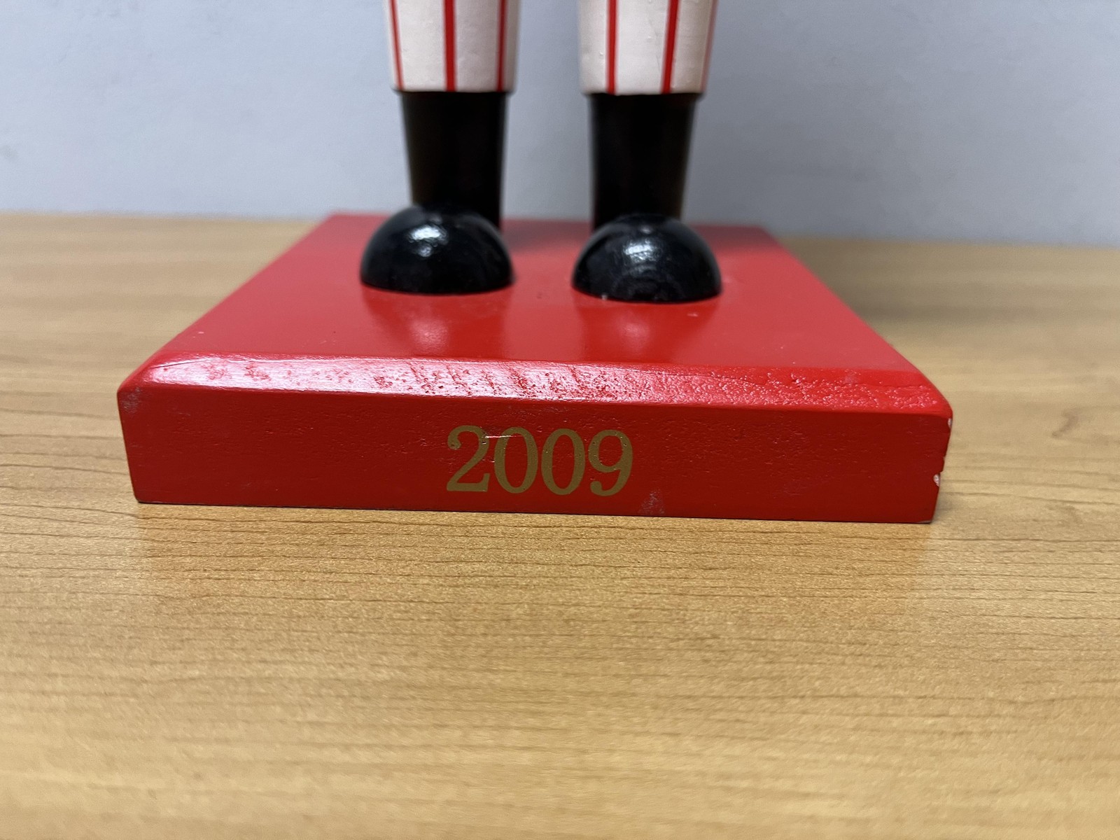 Limited Edition Nutcracker Baseball Player Figurine Red White Blue Holiday Decor