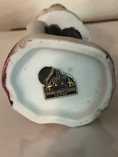 Vintage Arnart Creation Dentist W/ Pulled Tooth Figurine Japan