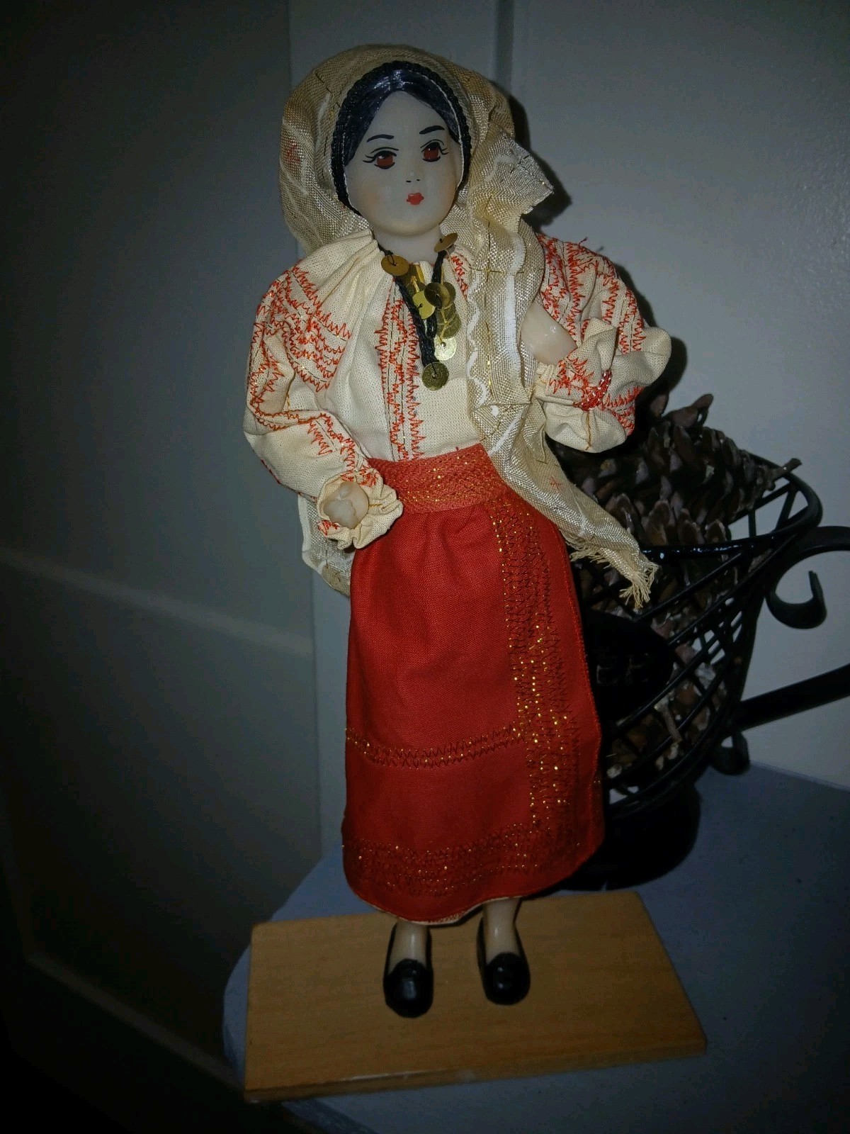Romanian Doll in Folk Costume Traditional