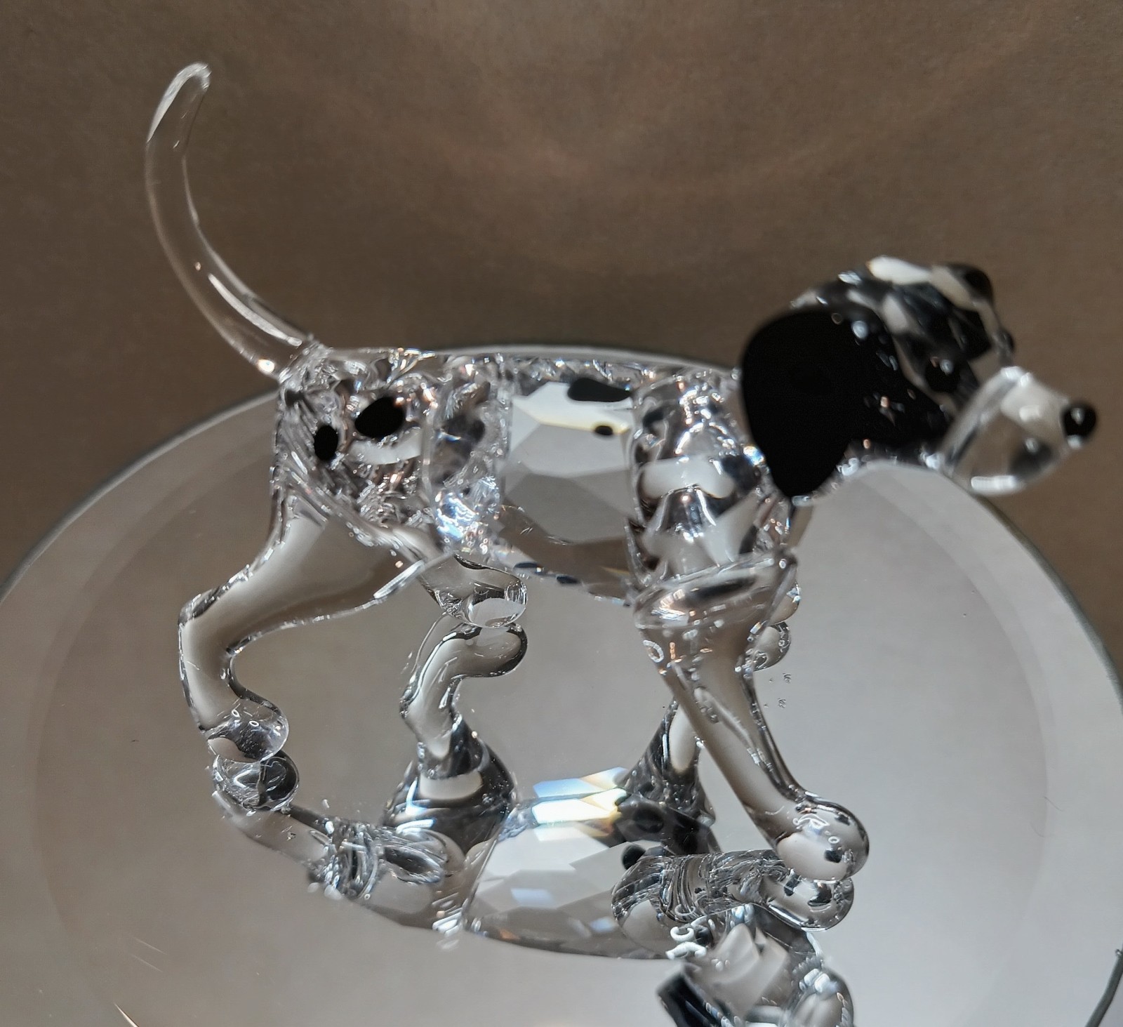 Swarovski Crystal Dalmatian Puppy Standing Figurine #628947