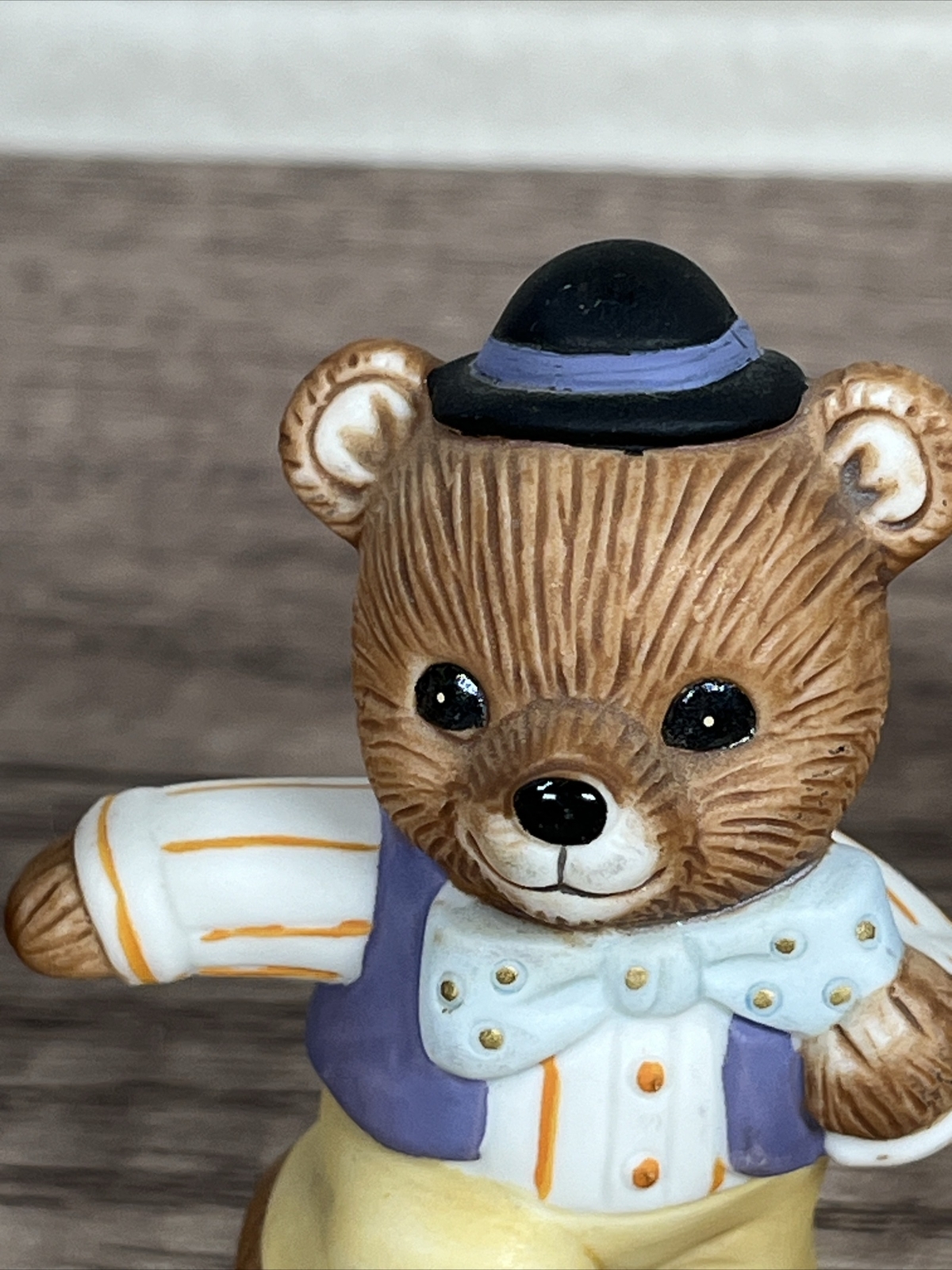 Vintage Homco Circus Teddy Bear Porcelain Figurines #1449 Set of 4 SEE PHOTOS