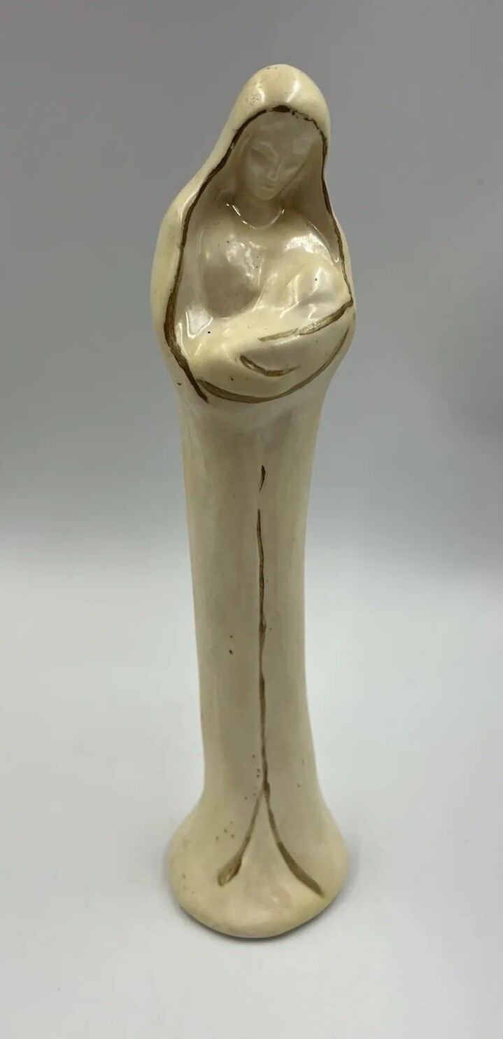 Figurine Statue Mother And Child Virgin Mary Baby Jesus Catholic