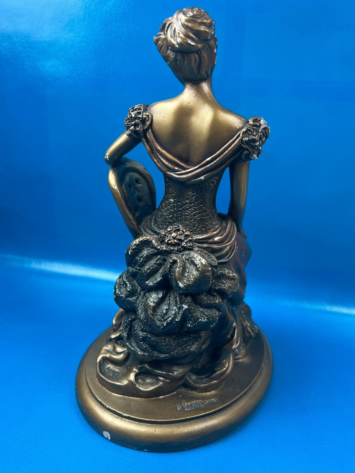 Austin Sculpture At The Ball Seated Woman Victorian French