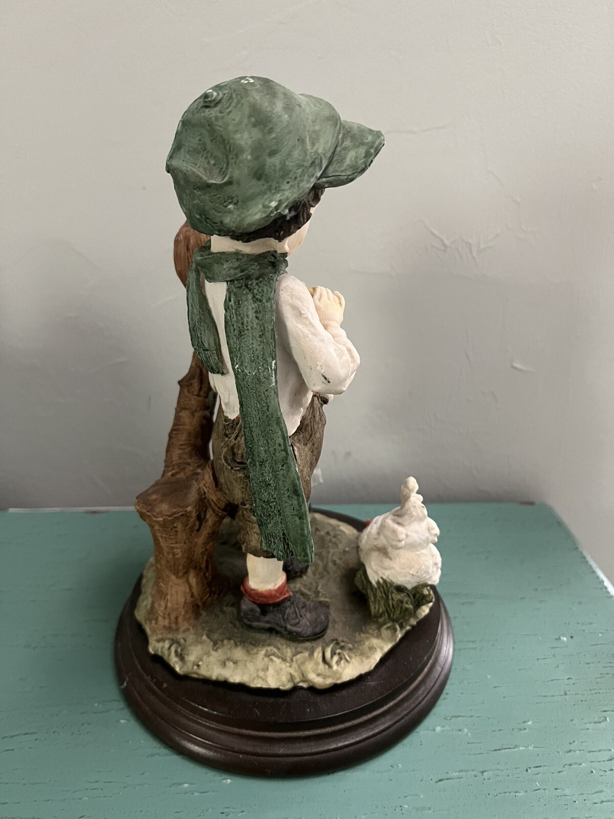 VTG Rare Gulliver’s World Capodimonte Boy Girl Chicken Figurine (G.Armani)