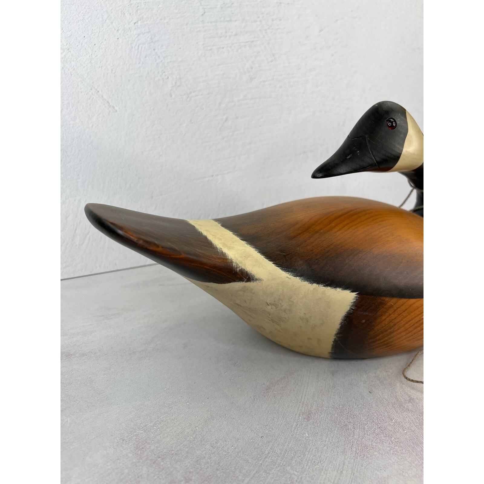Big Sky Carvers Wooden Canadian Goose Hand-carved by Linda Williams Lodge Decor