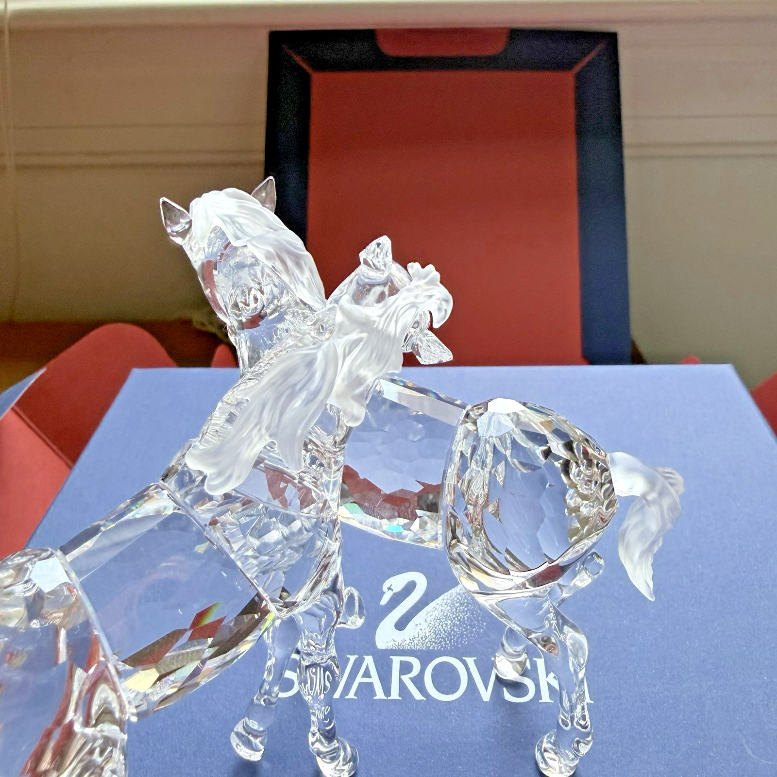 Swarovski Crystal Foals Figurine #627637 Original Box / COA Mint In Box