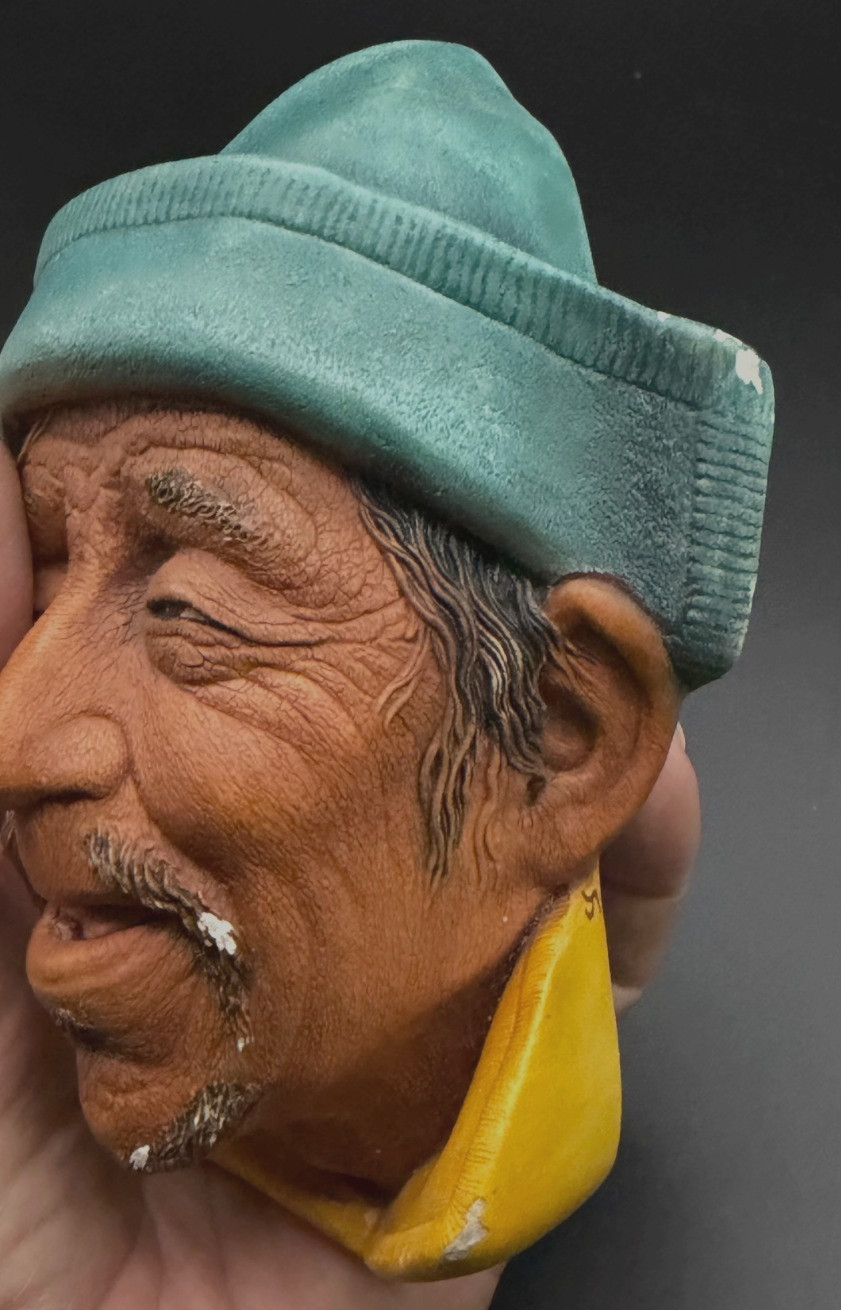 EARLY 1959 “First Edition” Bossons Sardinian Wall Mask – Signed Fred Wright FW