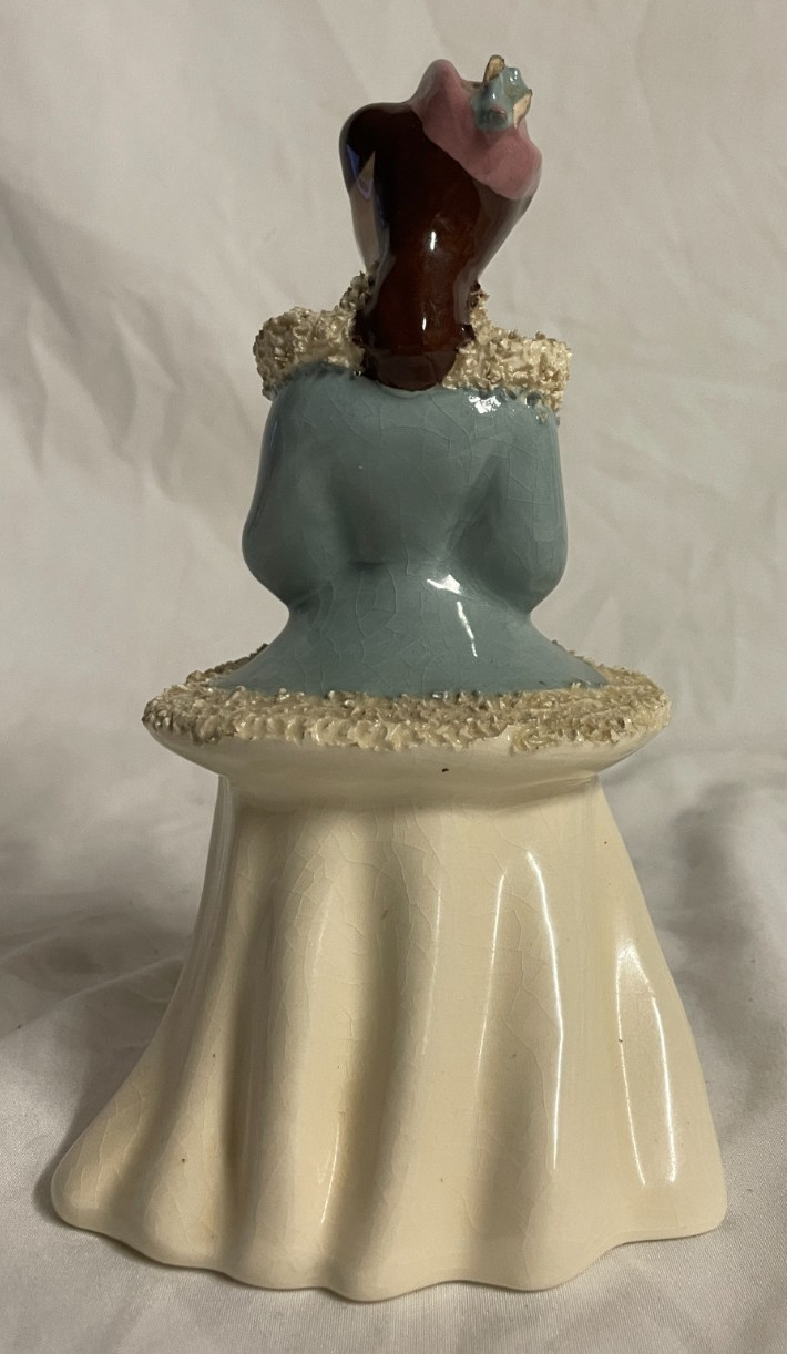 Vintage YONA 6.5 Inch Victorian Lady Planter Figurine