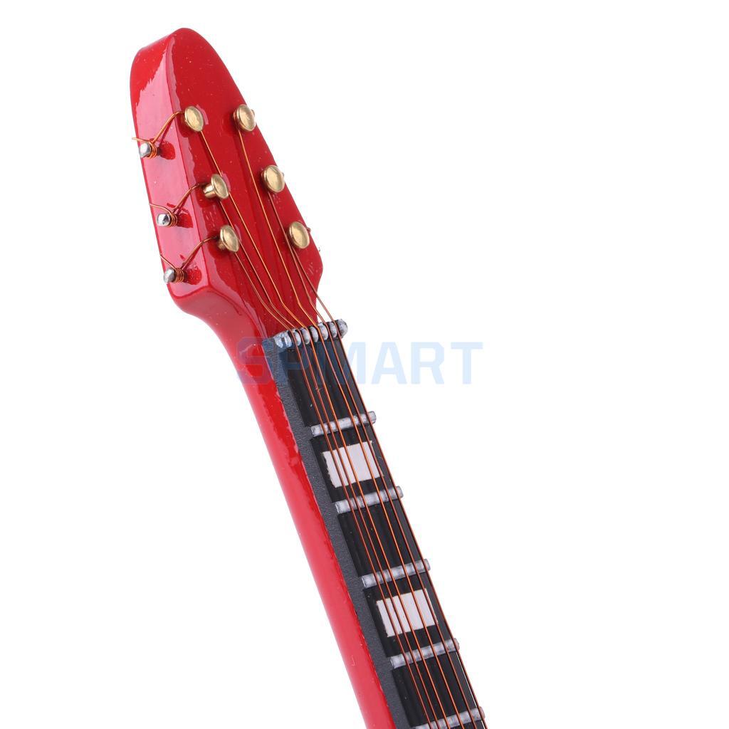 V Guitar Figure Action Figure Doll Decoration Spot goods 1/6 Scale Wooden
