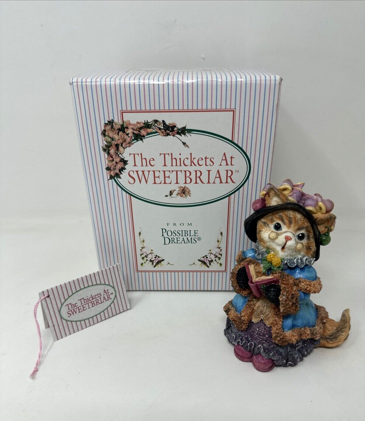 Vtg The Thickets at Sweetbriar PENNY PRINGLE Figurine #350128 Bronwen Ross 1995