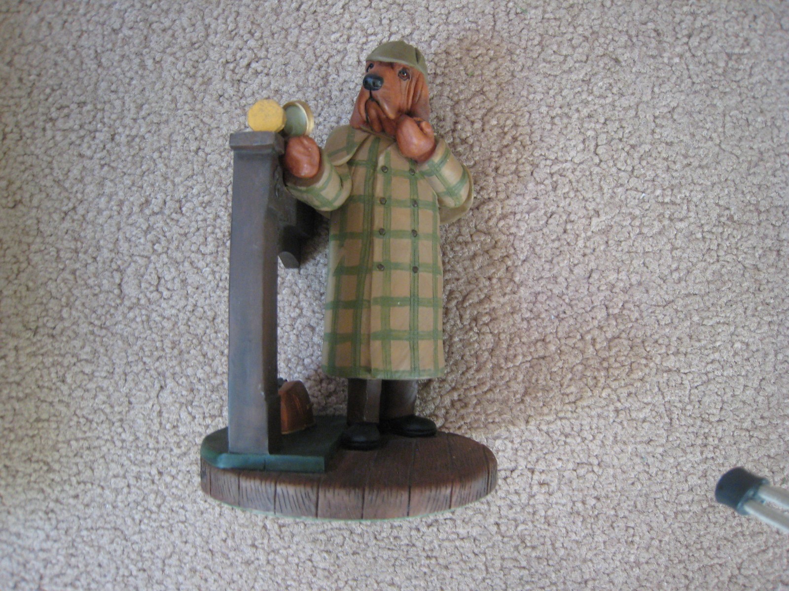 Robert Harrop Doggie People Bloodhound Sherlock Holmes Figurine with Box