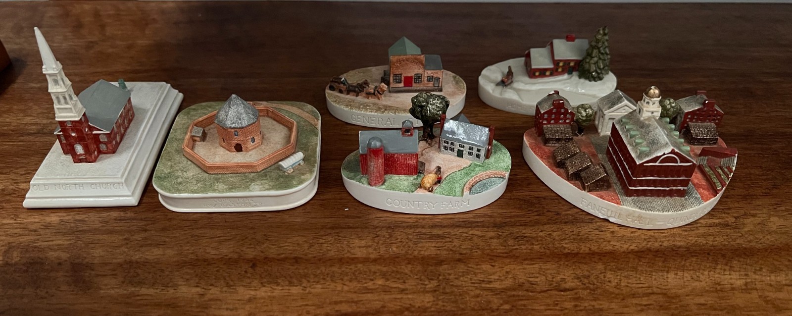 SEBASTIAN MINIATURES LOT OF 6 BUILDINGS
