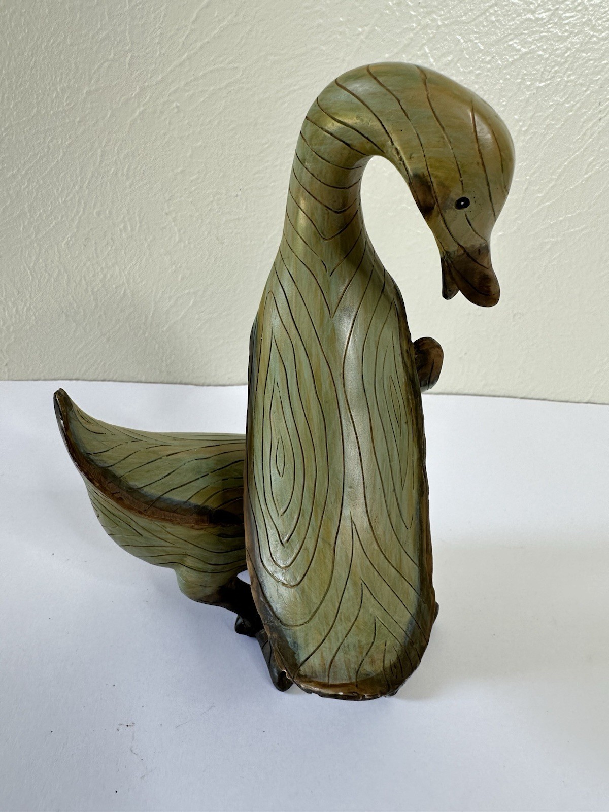 Vintage Resin Composite “Lover Ducks” Figurine Tii Collections Farmhouse Style