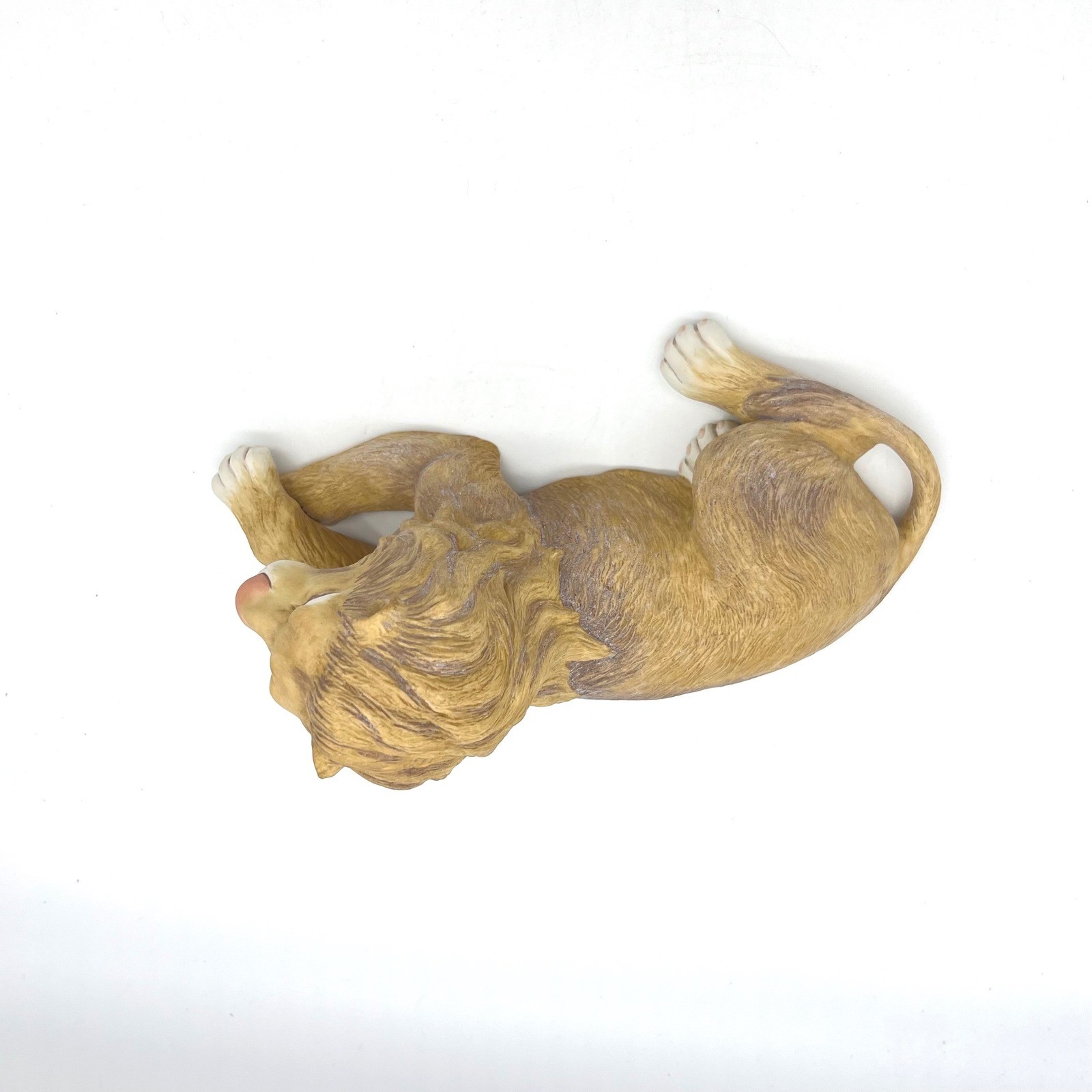 Boehm Porcelain Reclining Lion Figurine 402-22 Peace Will Reign Sculpture 8.5in