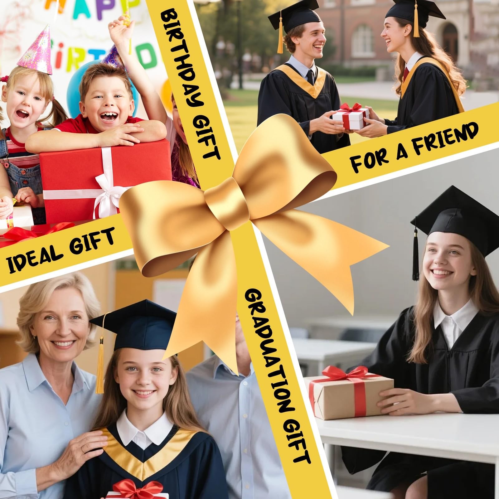 Class of 2026 Graduation Duck Plush Gift Cap Card Tassels for Her Him Grad 2026