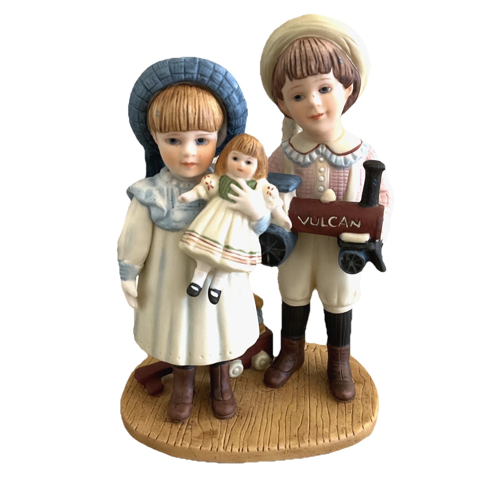 Vintage Jan Hagara 5.5 In Figurine “SHARICE AND PARRY” 1982 Limited Edition
