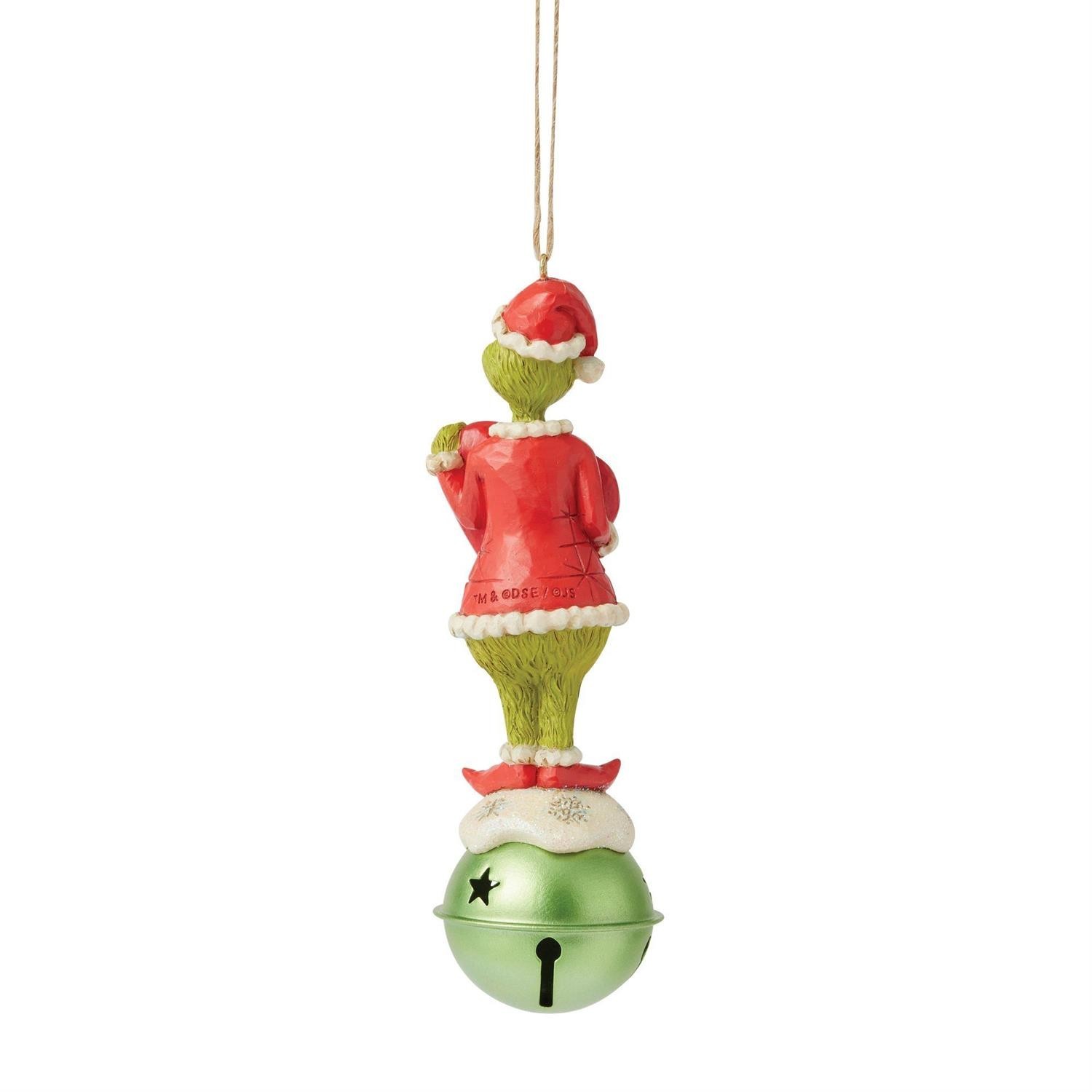 Jim Shore GRINCH ON BELL DATED 2025 ORNAMENT 6017075 BRAND NEW