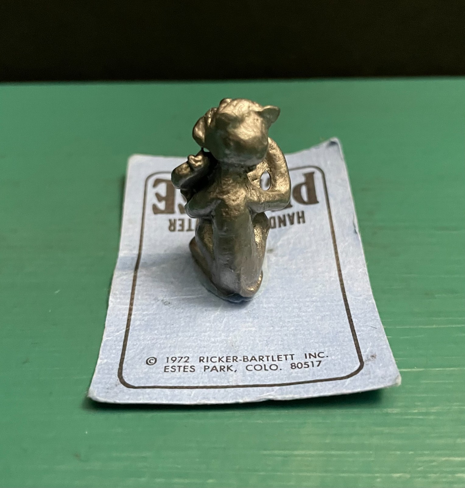 HTF Michael Ricker Pewter Peewee Cat Fiddle Violin Orchestra Band Music Figurine