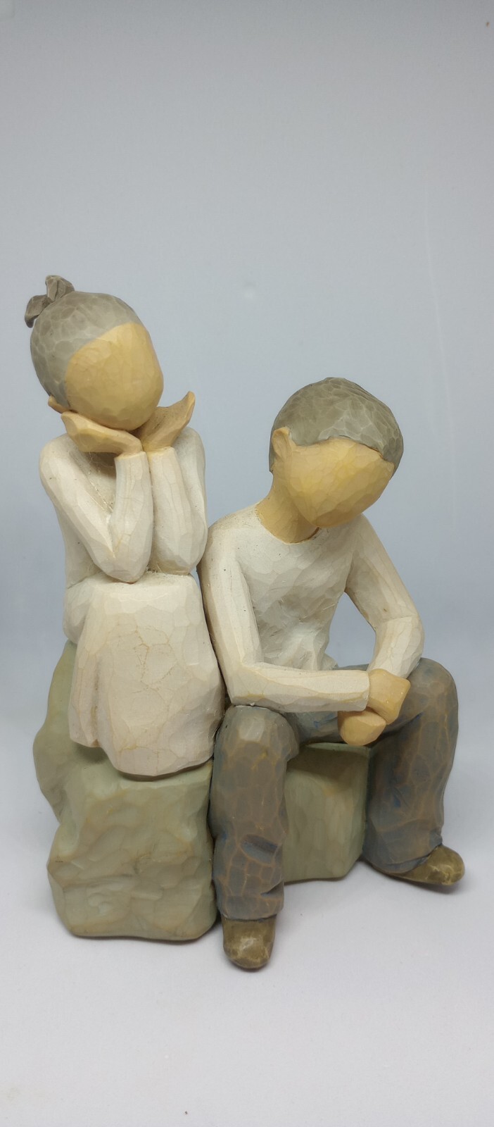 Willow Tree Brother and Sister By My Side Hand-Painted Figure Susan Lordi