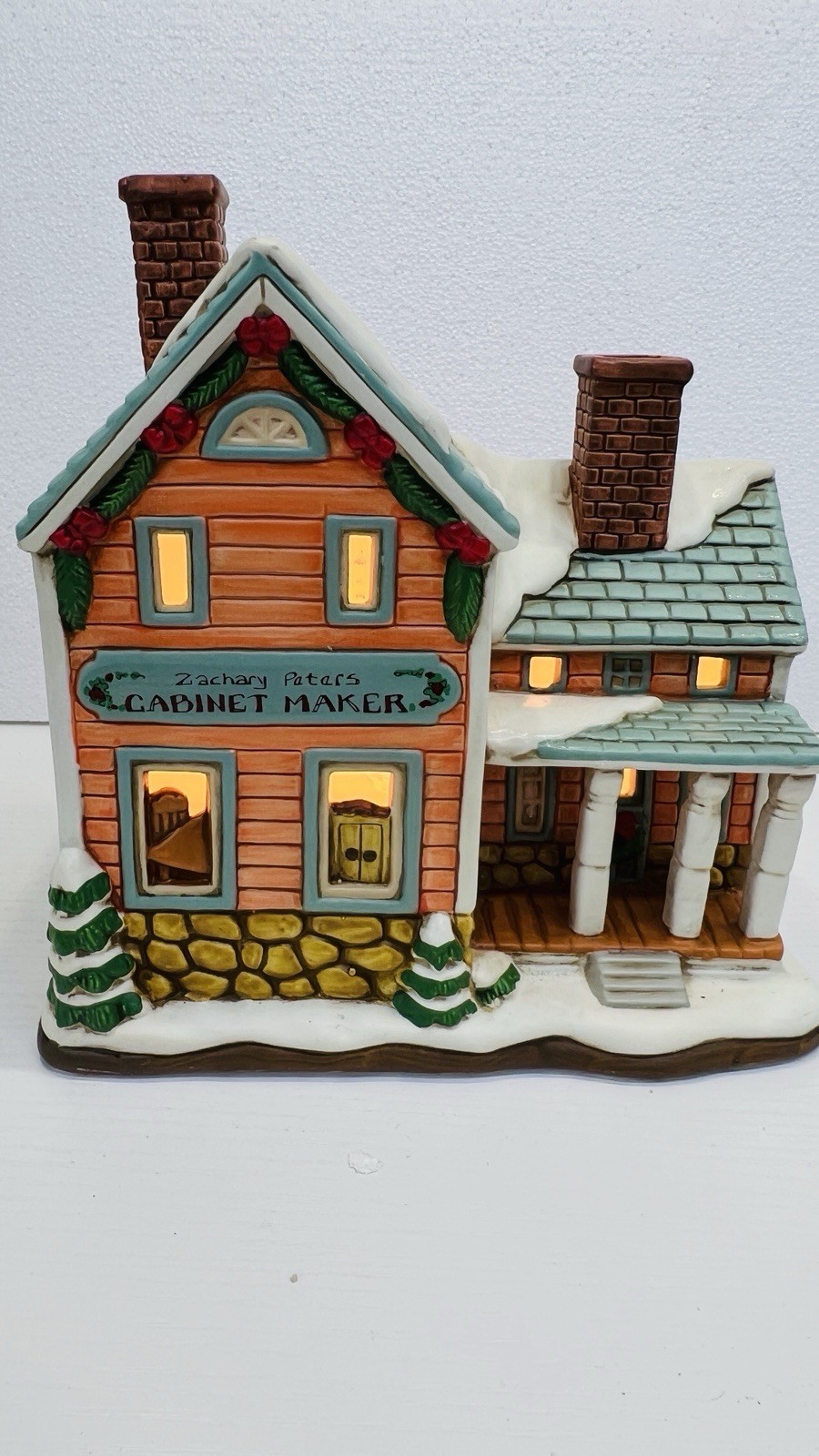Lefton Colonial Village “Cabinet Maker” 1994 Retired Excellent Condition RARE !