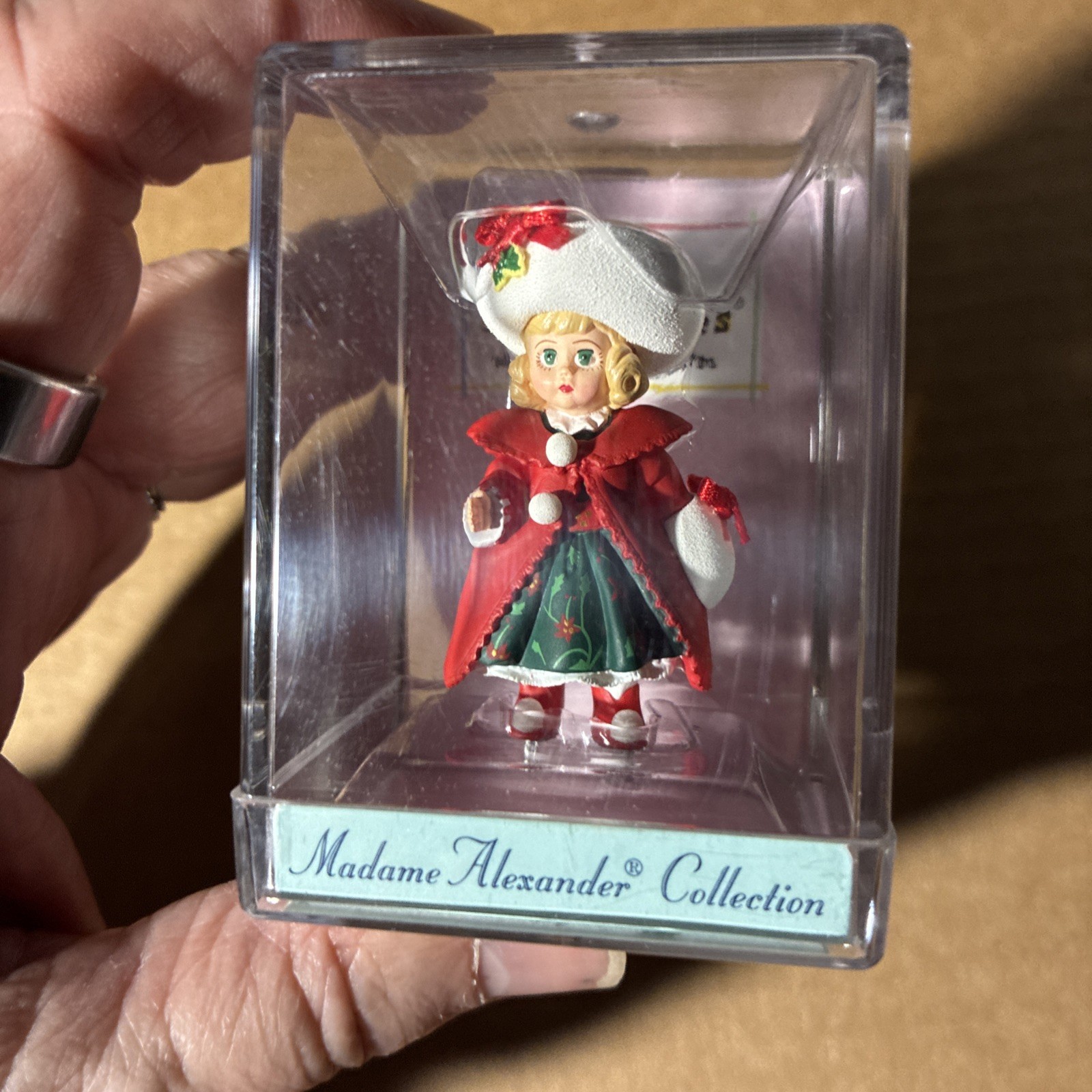 Hallmark Merry Miniatures Madame Alexander Collection Christmas Holly 1998 New