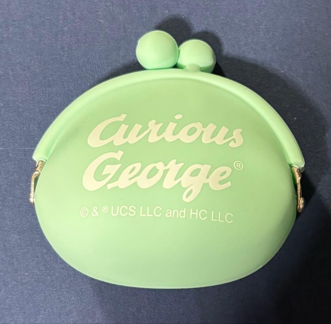 Curious George silicone purse unisex cartoon character novelty bag