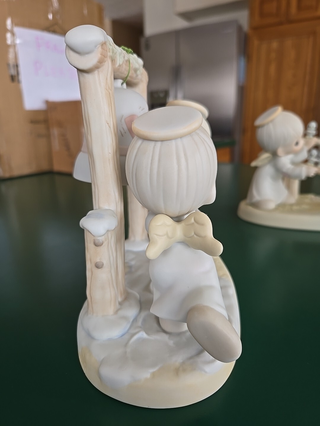 1992 RARE VTG PM Ring Those Christmas Bells Figurine 525898