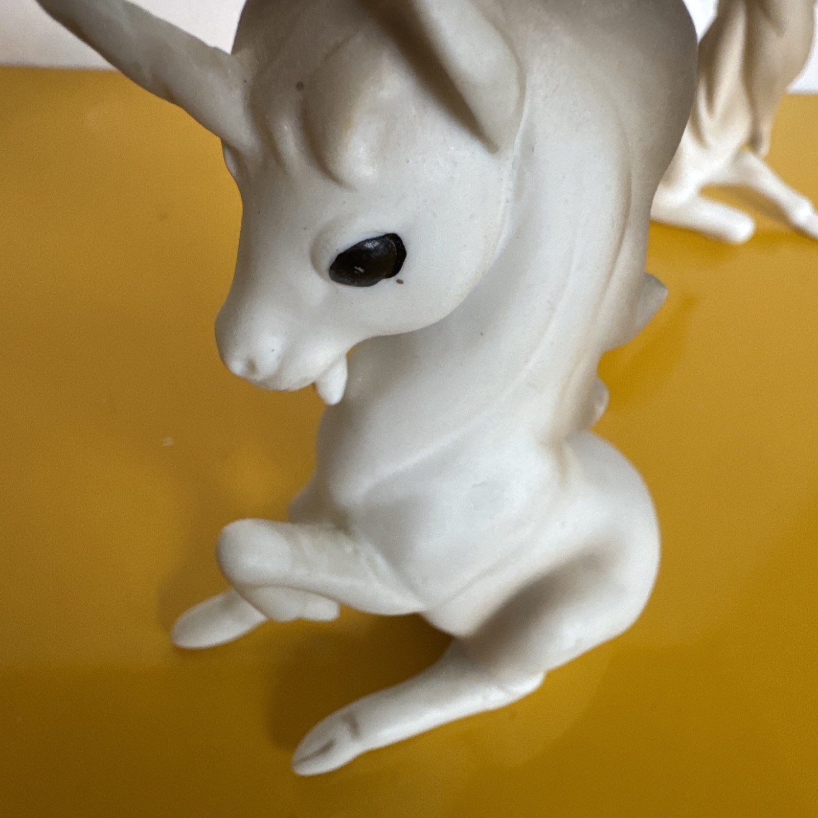 Vintage Josef Originals Set of 3 Porcelain Bisque Unicorn Family Figurines