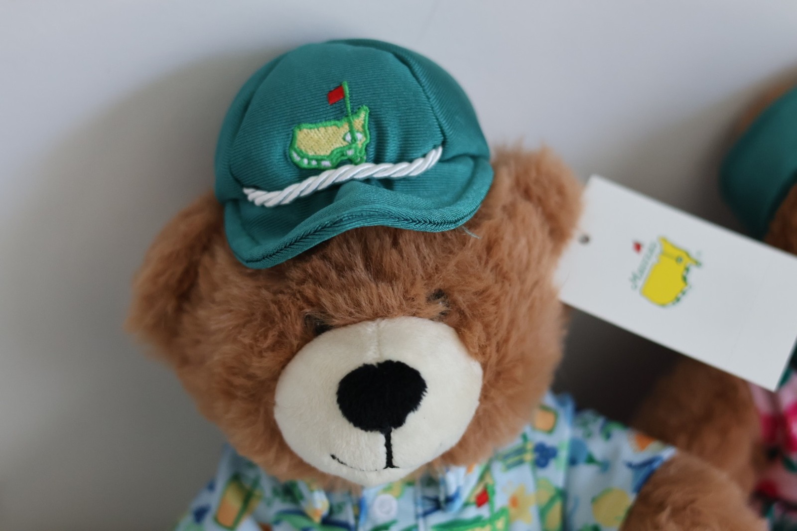 2026 Masters Girl & Boy Teddy Bears Set of 2 NEW w/ Tags