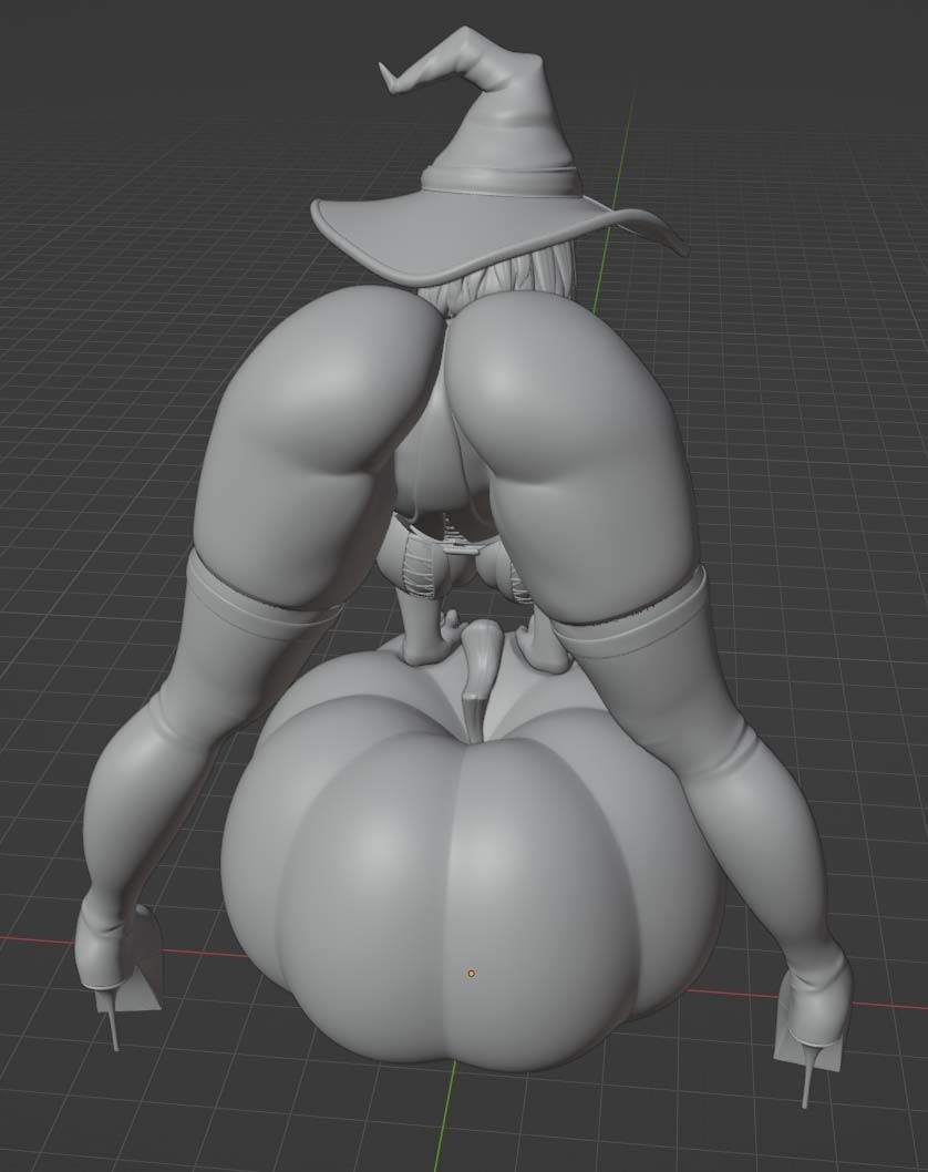 Rushzilla Sexy Witch Raven Nsfw Statue Unpainted Unassembled Resin Model Kit