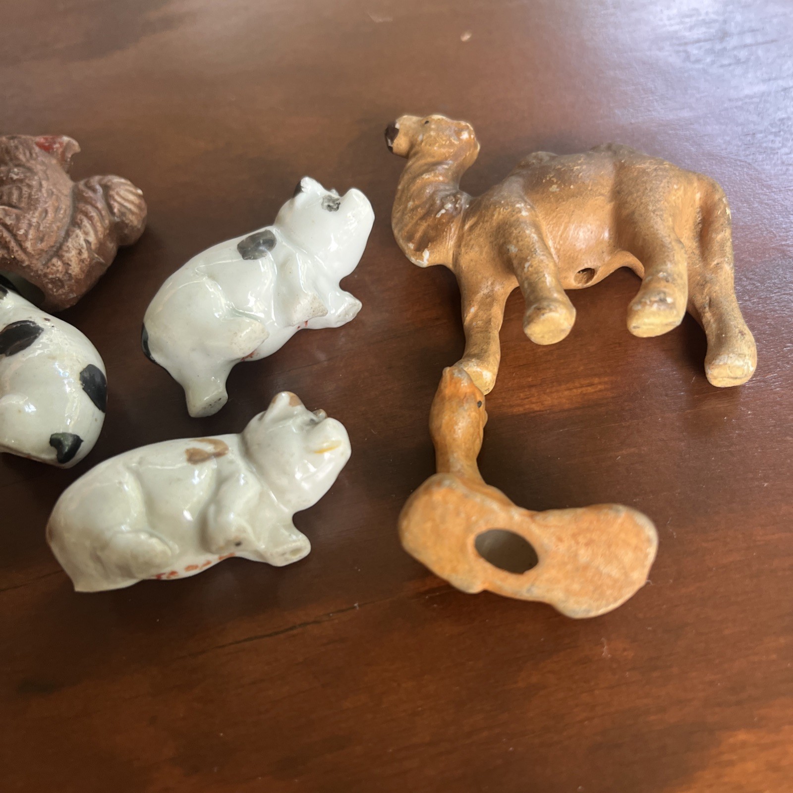 Lot of 12 Vintage Animal Figurines Ceramic Bone China Made in Japan