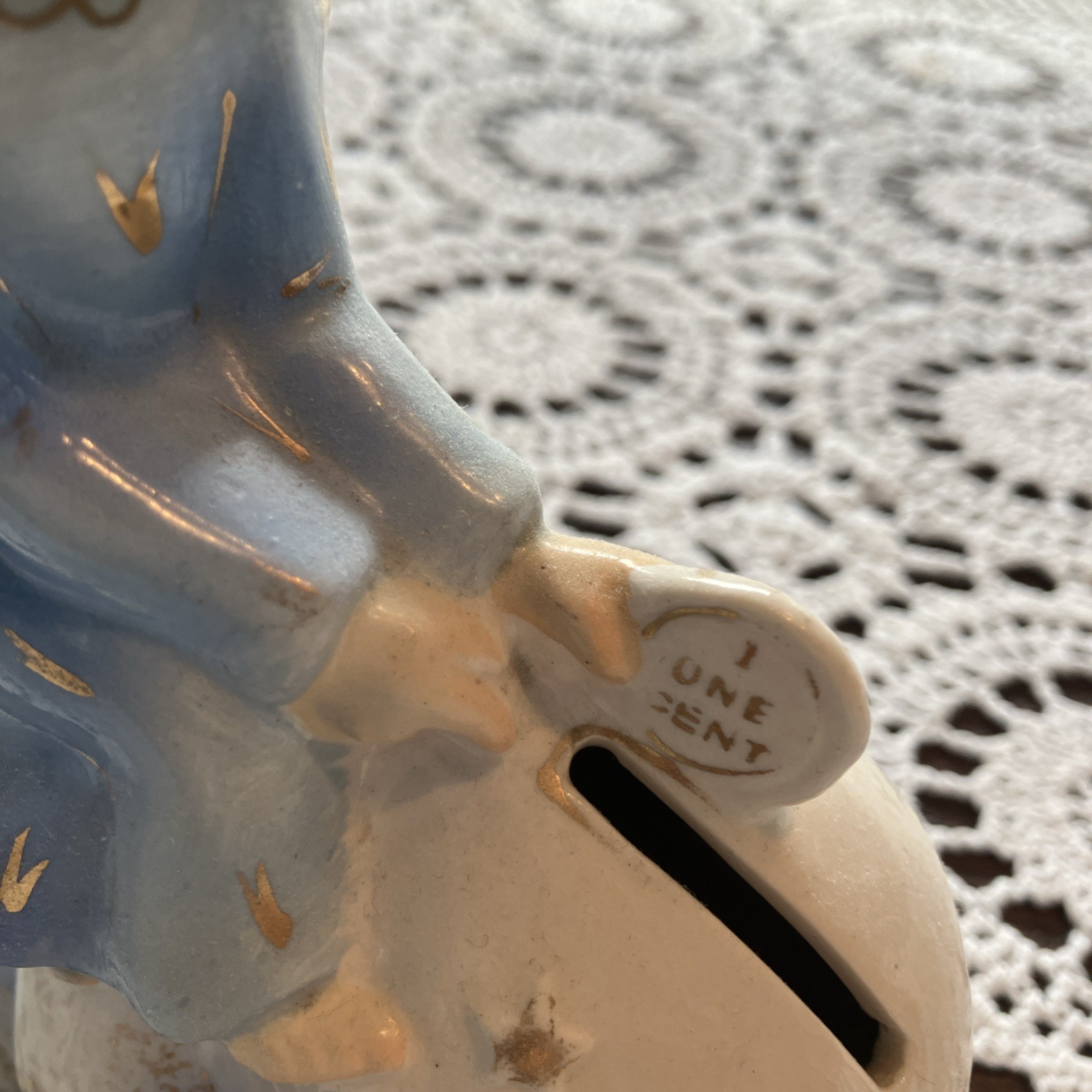 Vintage Angel “Yona Original” Ceramic Coin Bank 1956, Made In Japan