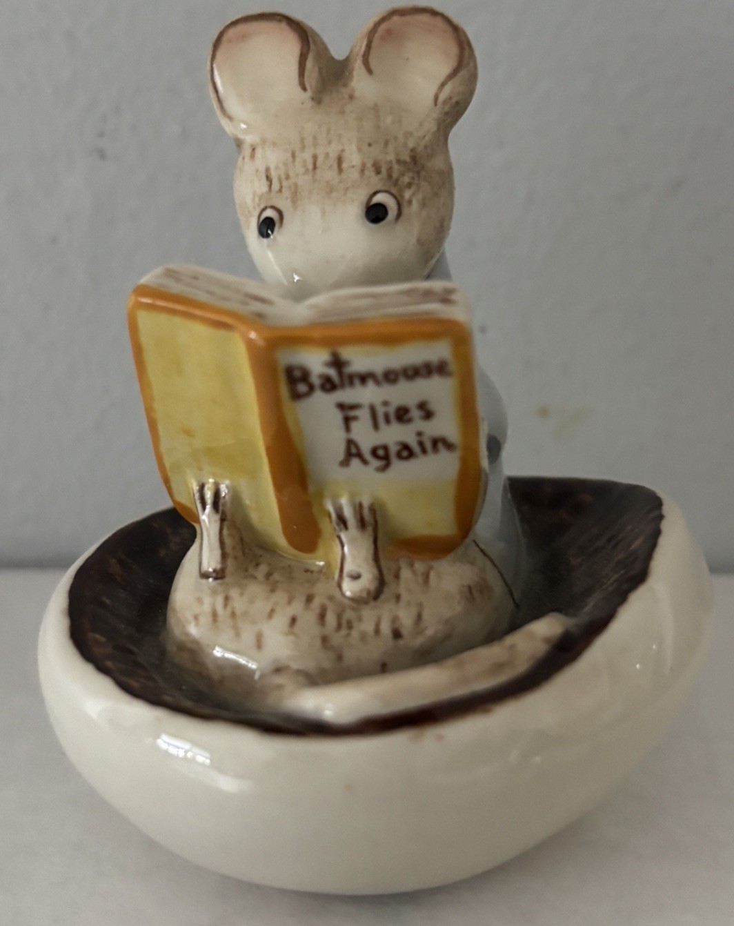 Vntg Beswick Beatrix Potter Kitty MacBride A Good Read Figurine Ceramic 1970s