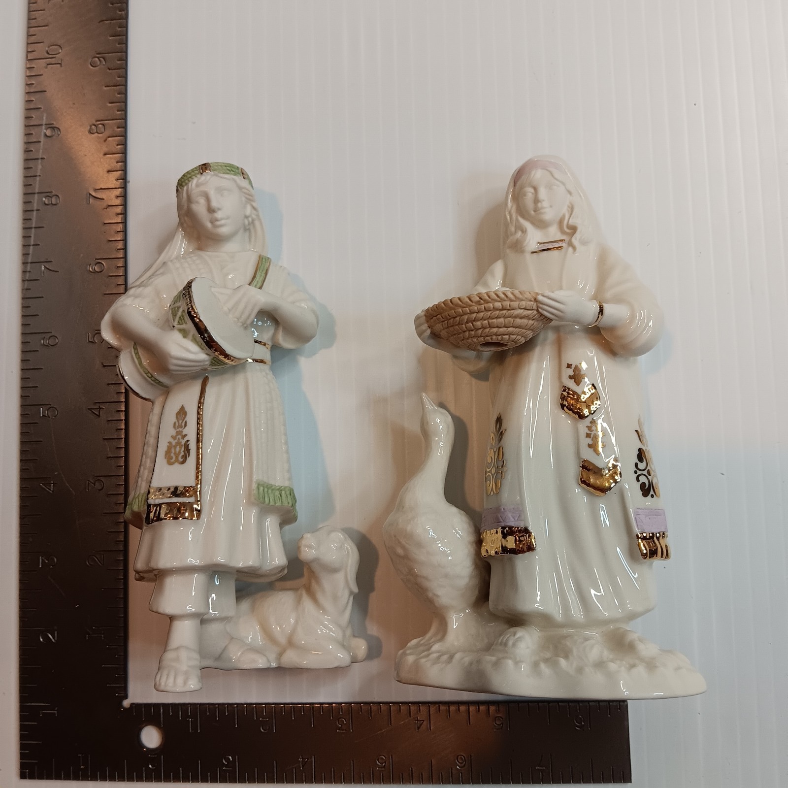 Lenox XMAS First Blessing Nativity 7pc LOT CAMELS LLAMA SHEEP STAR GIRL BOY AB