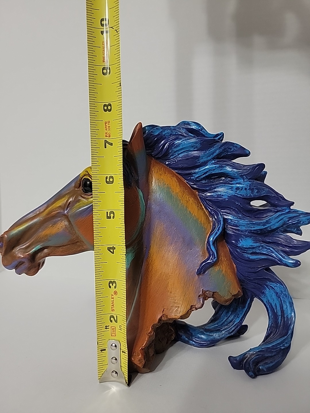 Ebros Gift Wild & Free Colorful Horse Head Bust Figure