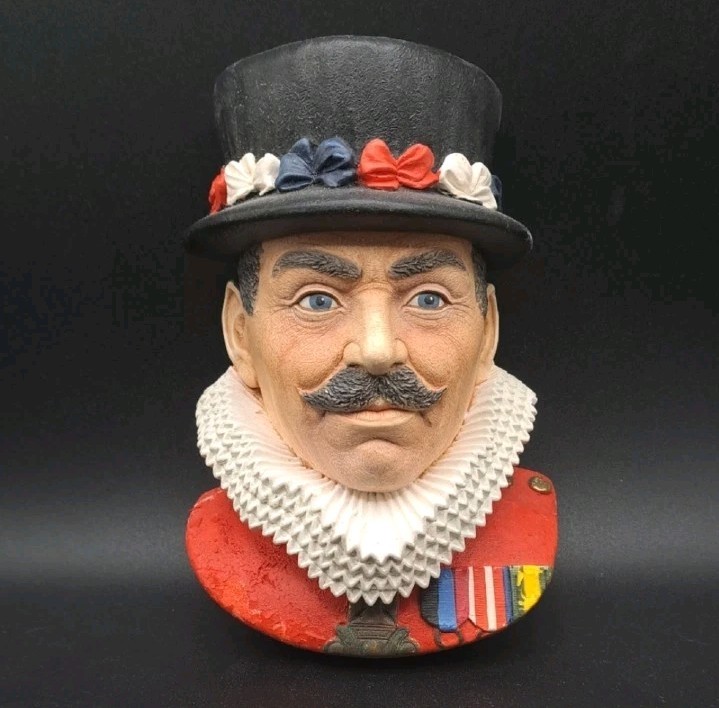 Vintage Beefeater Chalkware Wall Art