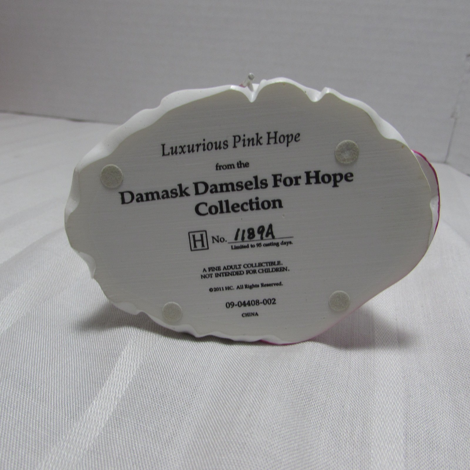 Hamilton 2011 Damask Damsels For Hope “Luxurious For Pink Hope” #1189A