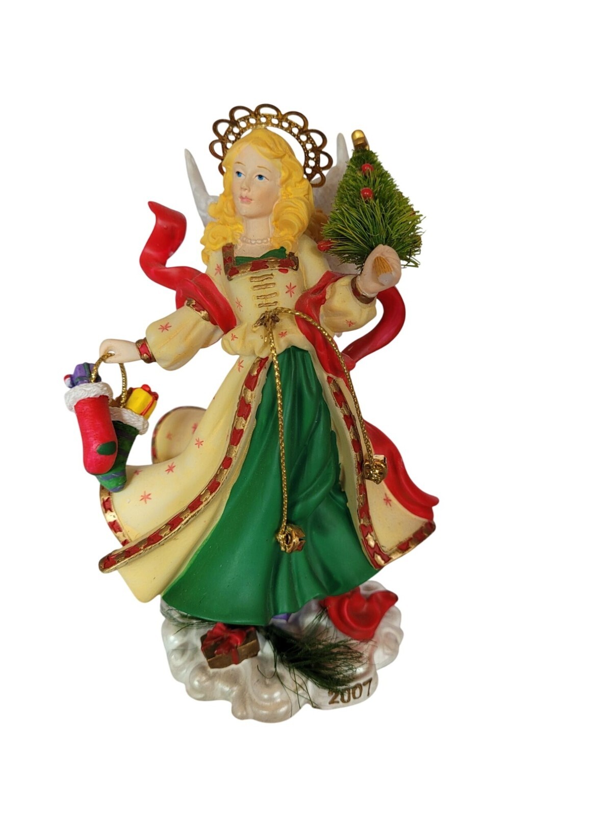 2007 Angels Beside Me Gloria Guardian Of A Merry Christmas Figurine Nutshell Des