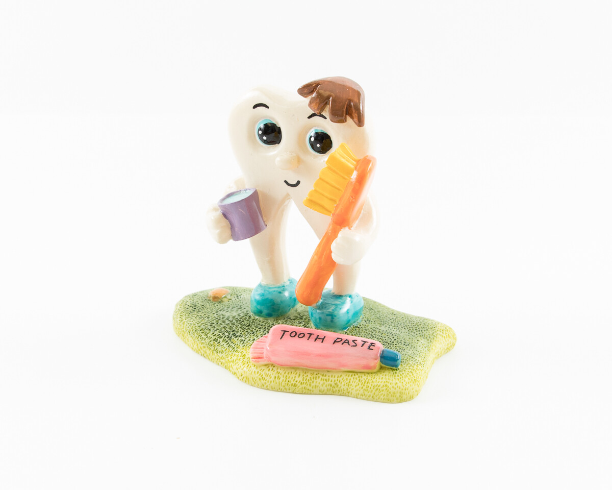 Figurine Decoration Dental Molar Tooth Brushing Resin Collection