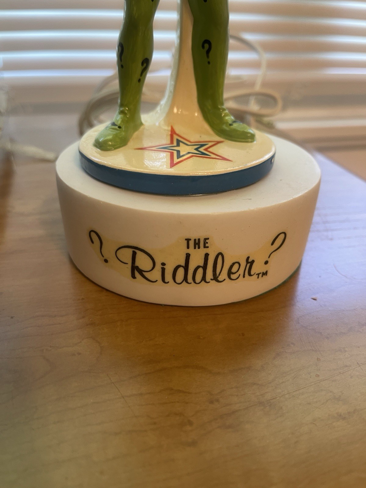 DC COMICS Batman 1978 THE RIDDLER Vintage Night Lamp W/ Original Box. Works!