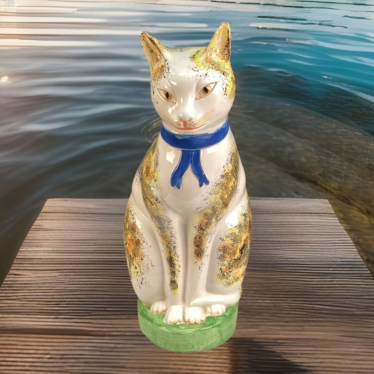 Large Ceramic Victorian Style Cat Figurine Italy Metropolitan Museum of Art READ