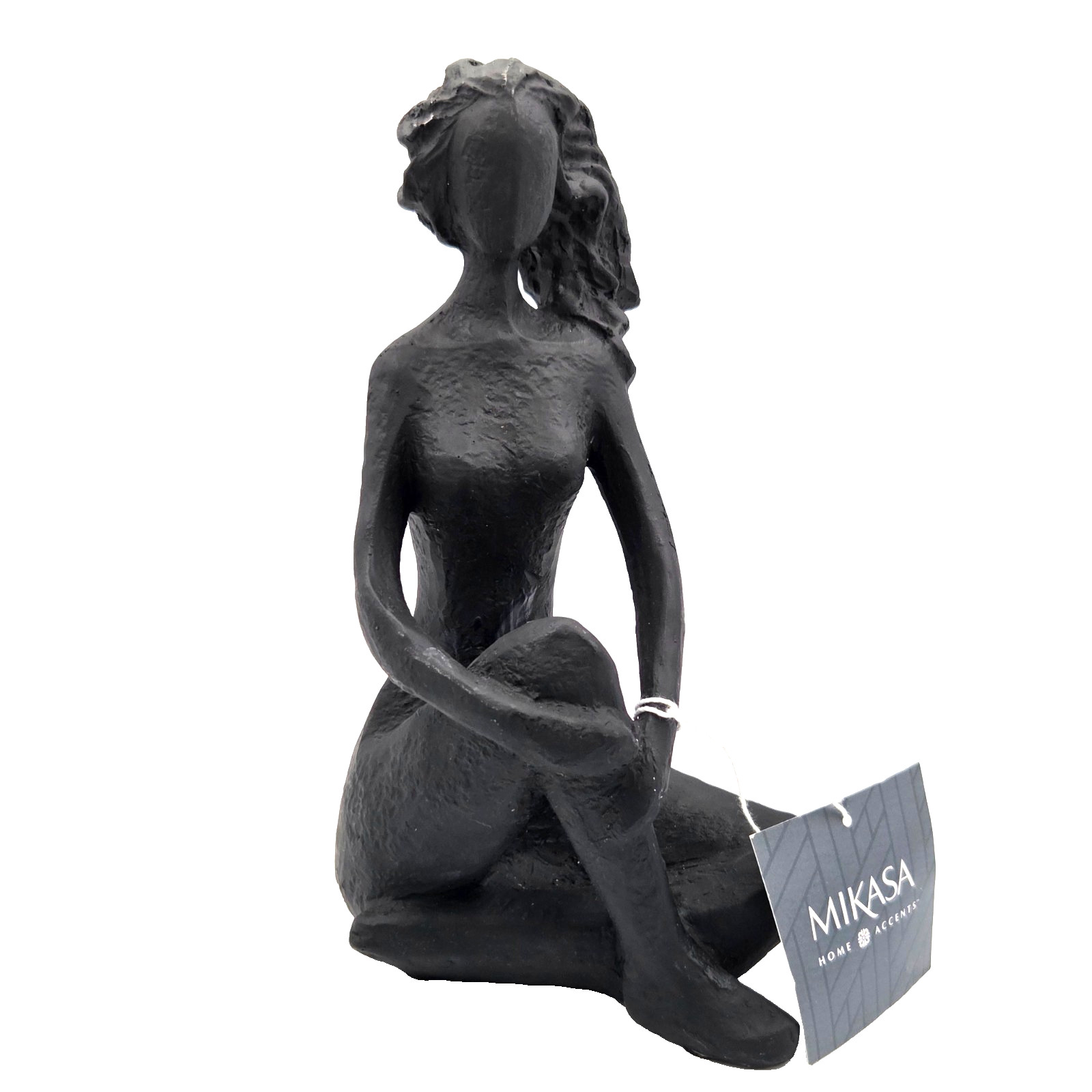 Mikasa Matte Black Nude Sculpture Statue NEW with TAG