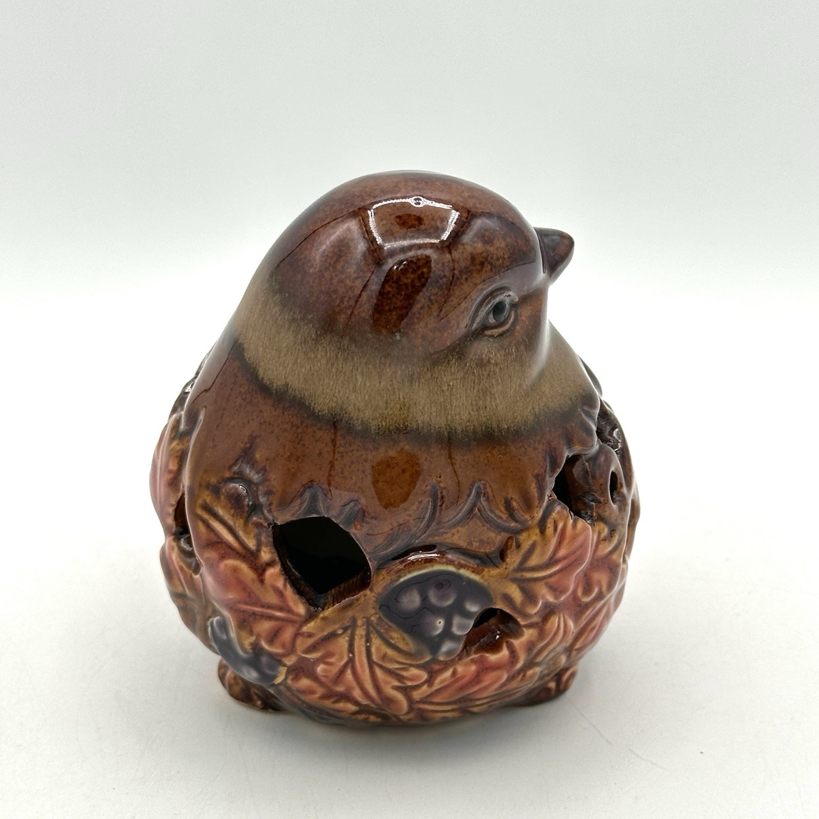 Colorful Ceramic Bird Home Decor Figurine 4.5 X 6 Inches Very Pretty And Glossy