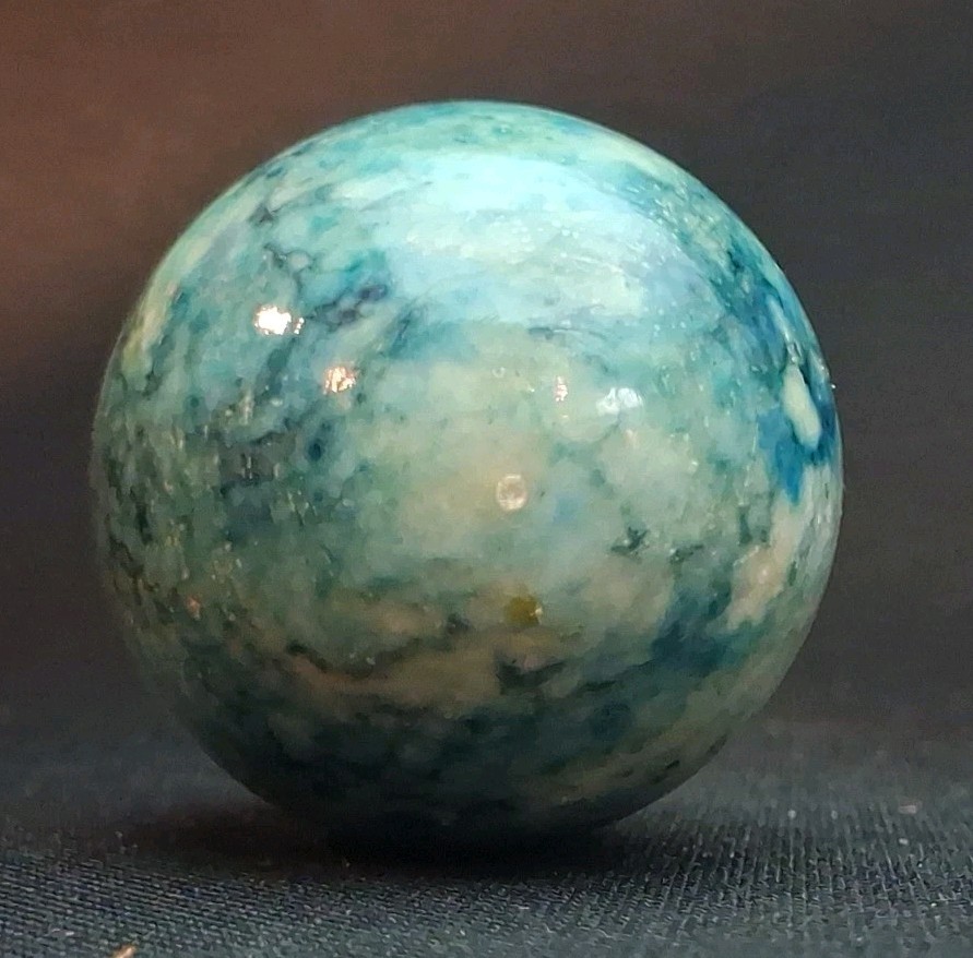 3 Vintage Italian Alabaster Eggs Purple, Blue, Pale Yellow