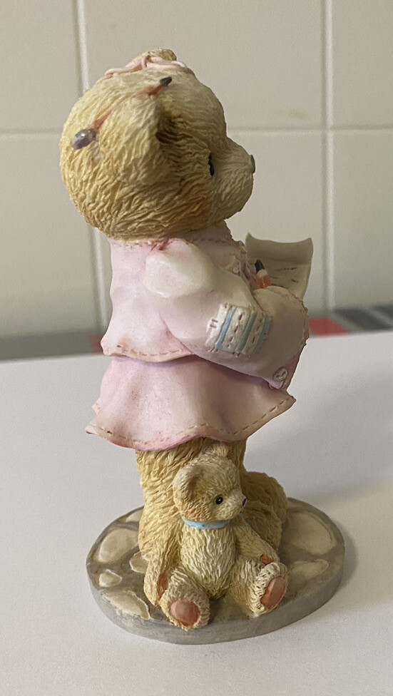 Hilary Hugabear 1995 Members Cherished Teddies 3.75” P. Hillman Figurine In Box