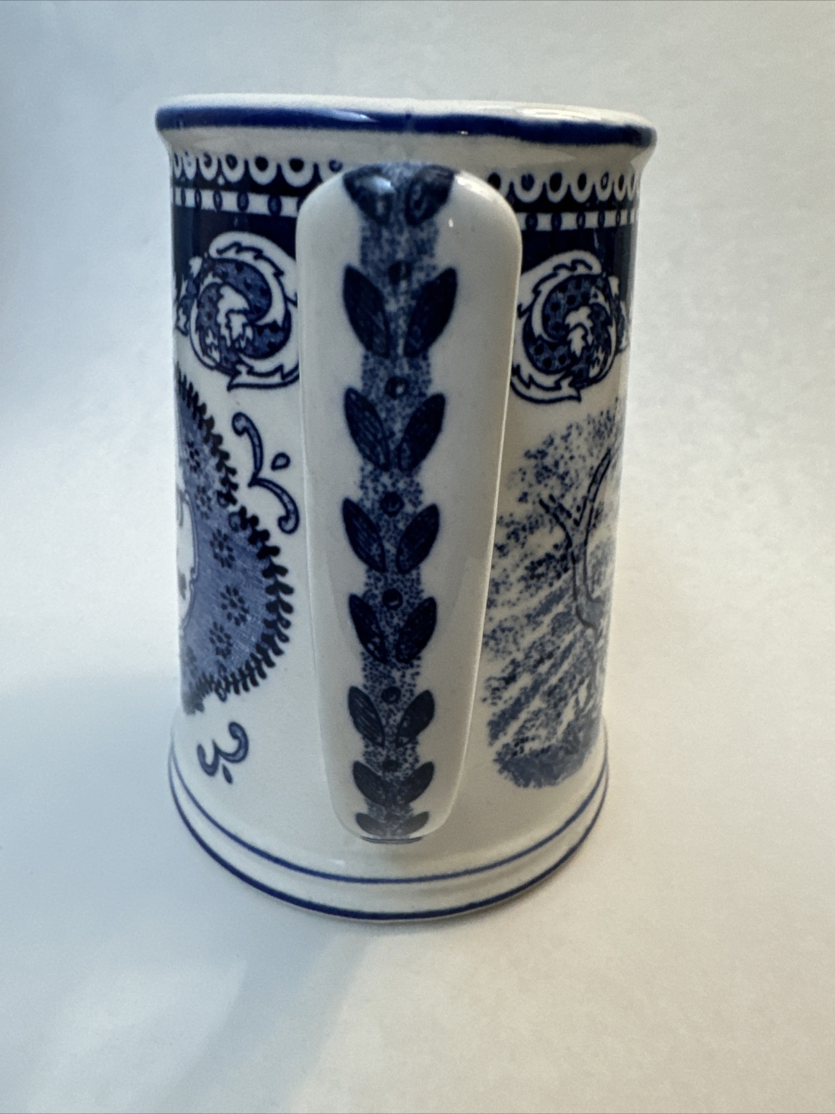 Vtg Enesco Imports Blue & white Delft Large Mug NOS “Take a Cup O’ Kindness”