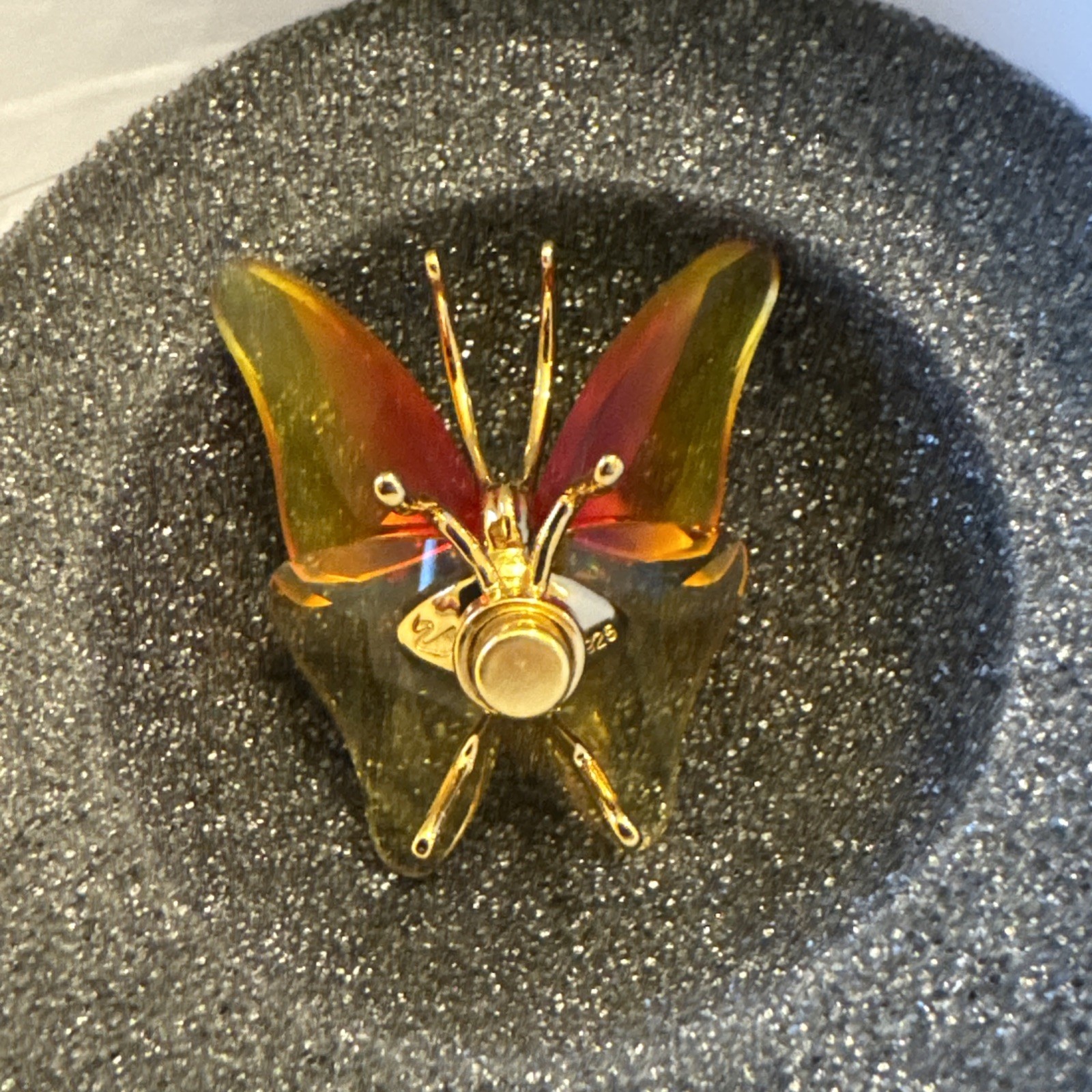 Swarovski Paradise Crystal ARBOREA Fire Opal Butterfly